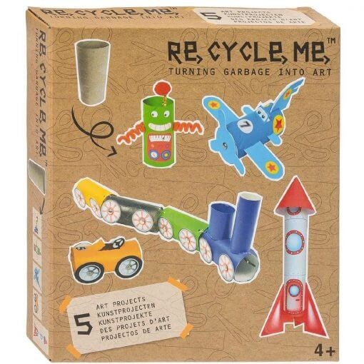 Recycle Me Craft Set – Vehicles – Children’s Learning & Vocational Sensory Toys For Children Aged 0-8 Years – Summer Toys/ Outdoor Toys