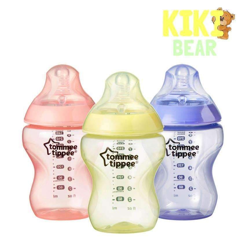 Tommee Tippee Closer to Nature Colour My World Bottle 260ml 3pk – Kiki Bear