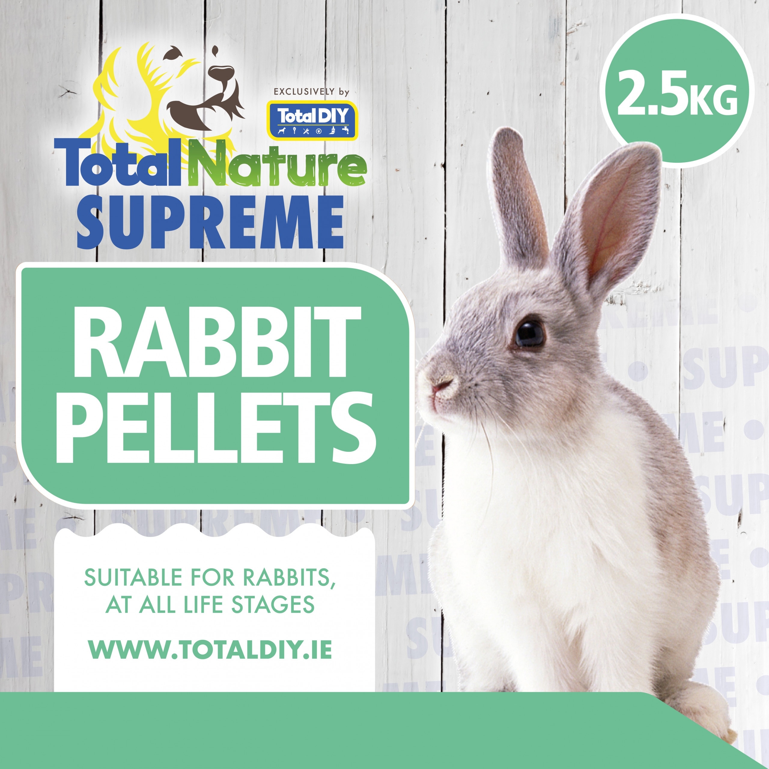 Small Animal Food Total Nature Premium Adult Rabbit 2.5kg – TotalDIY