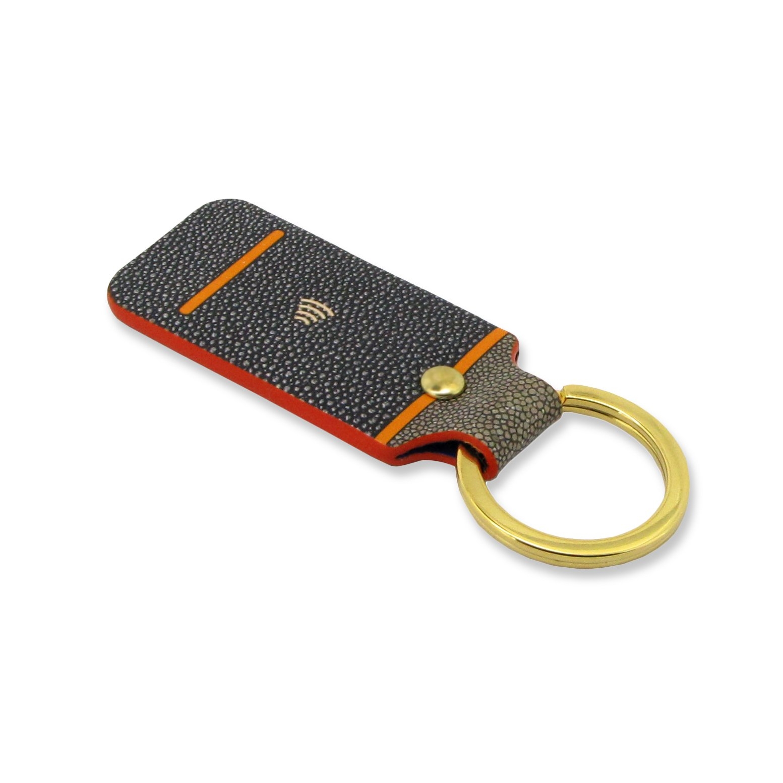 Leather Contactless Payment Key Fob – Ray Skin – With Contactless Payment Chip / Grey