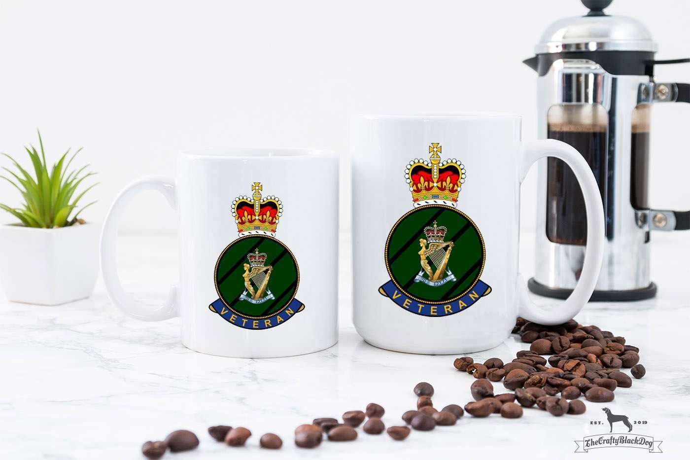 Royal Ulster Rifles – Veteran – 11oz/15oz Mug – 15oz – Crafty Black Dog