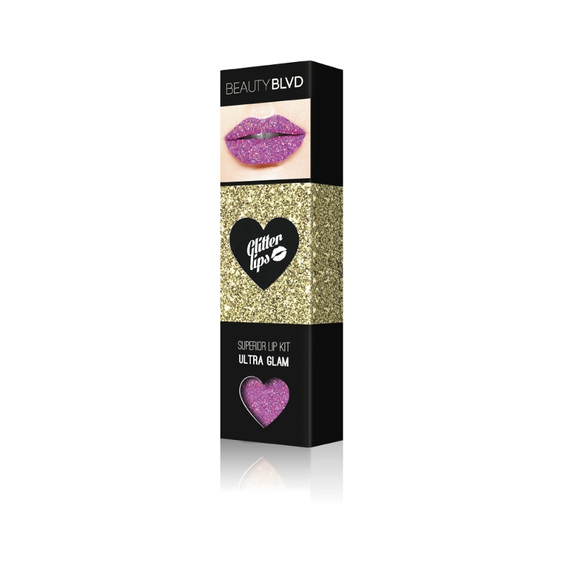 Beauty BLVD Glitter Lips Superior Lip Kit – Ultra Glam