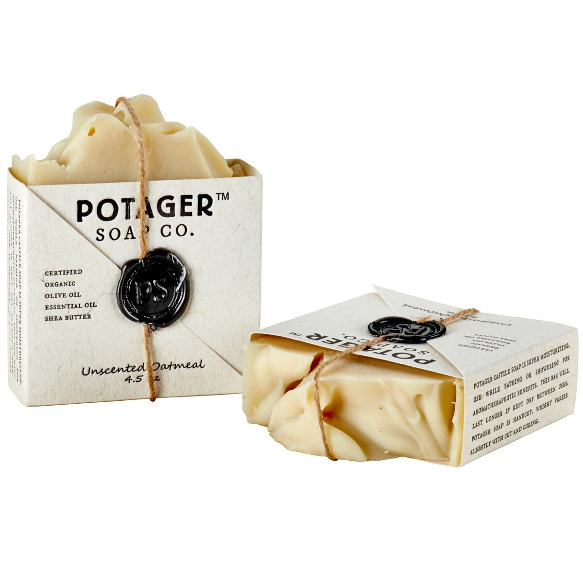 Unscented Oatmeal Soap | Potager Soap Co. | Smallhill Furniture Co.