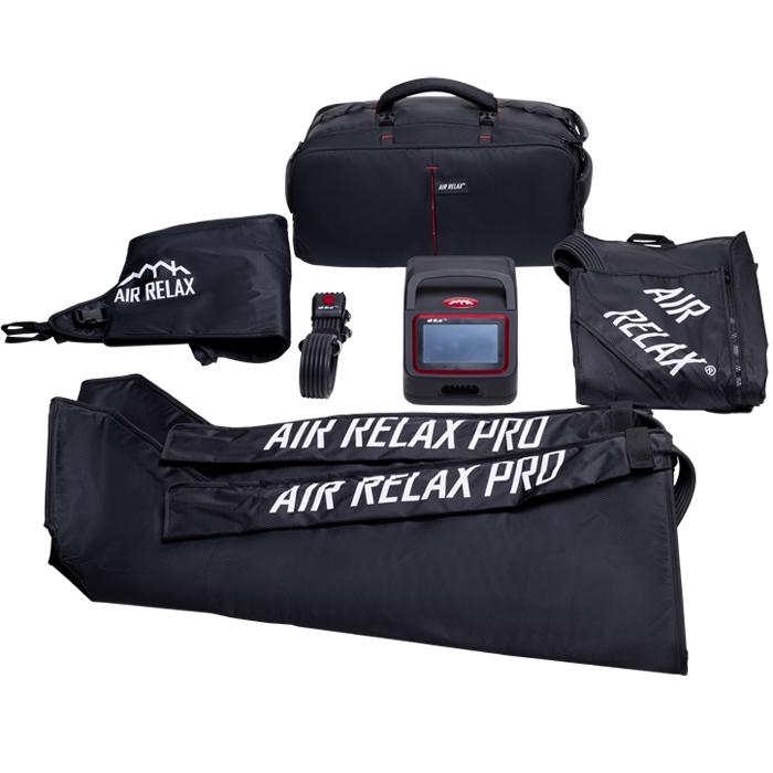 Air Relax – PRO Deluxe Package – Compression Shorts, Leg & Arm Cuffs & Bag – Professional Sports Therapy Supplies – Specialist Equipment