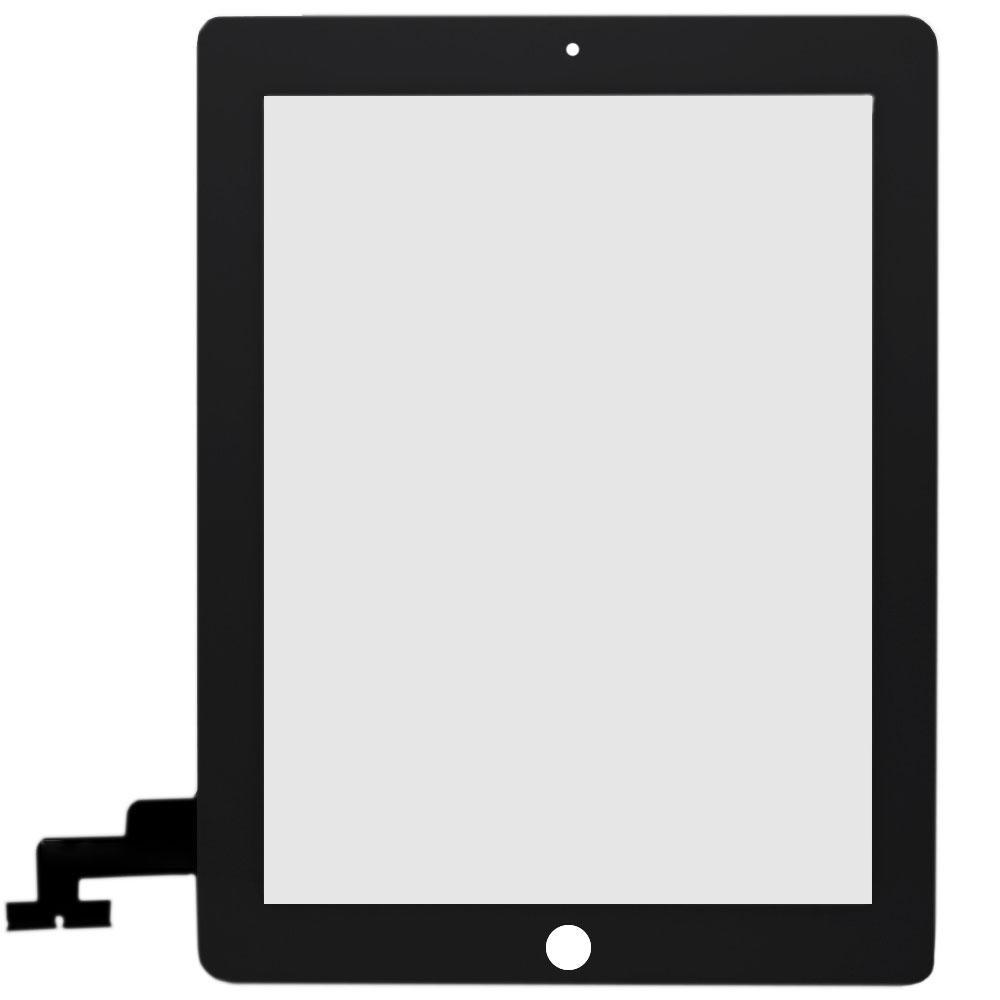 For Apple iPad 2 Replacement Touch Screen Digitiser with Home Button Assembly (Black)
