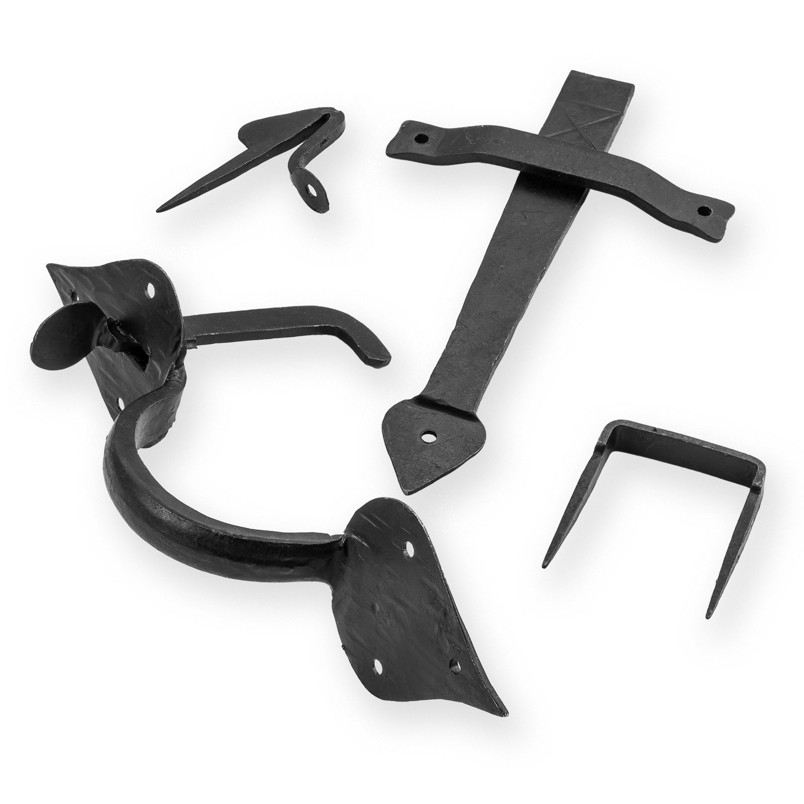 Large Gothic Latch Black
