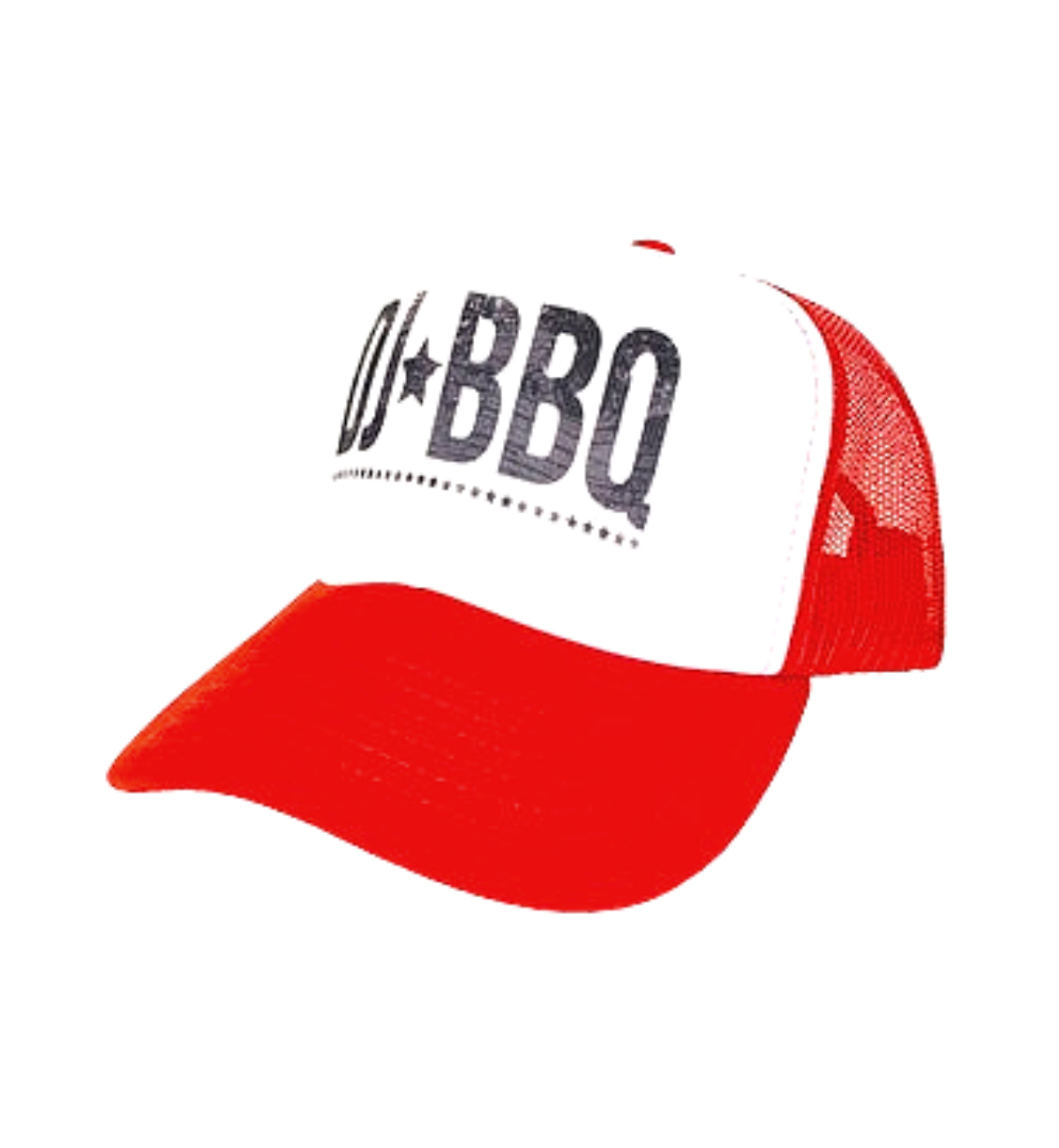 DJ BBQ Stars Logo Snapback Trucker Cap red – Bright and Shine