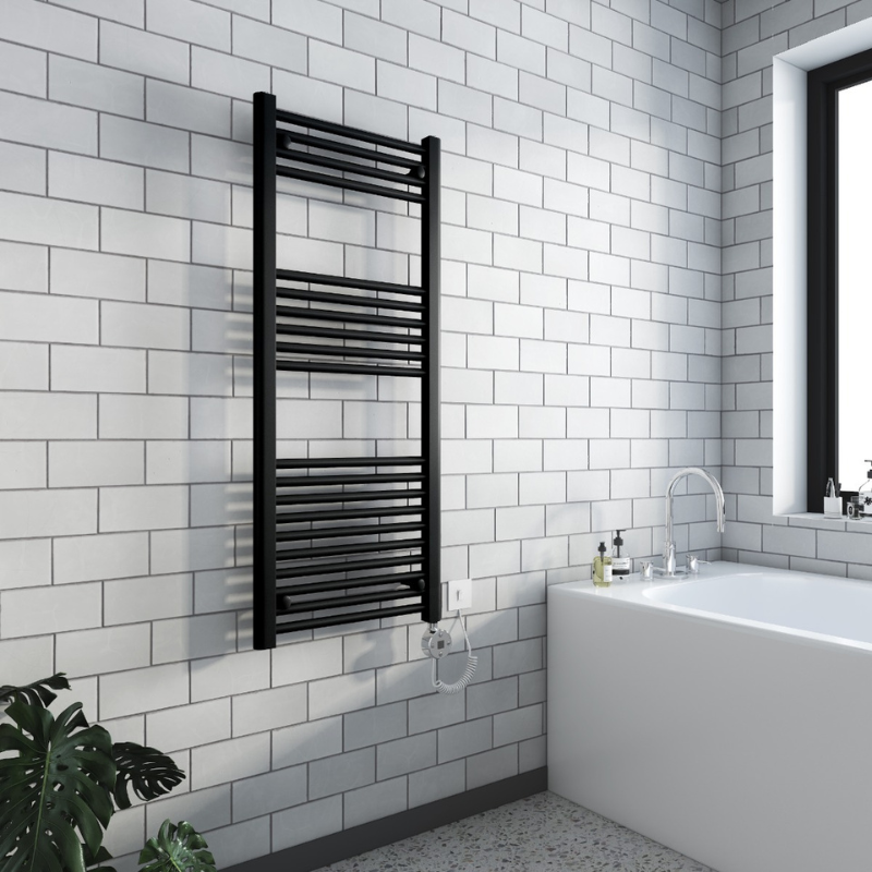 Senator Electric Detroit Towel Radiator (2 sizes, 4 colours) – Brand New Bathrooms