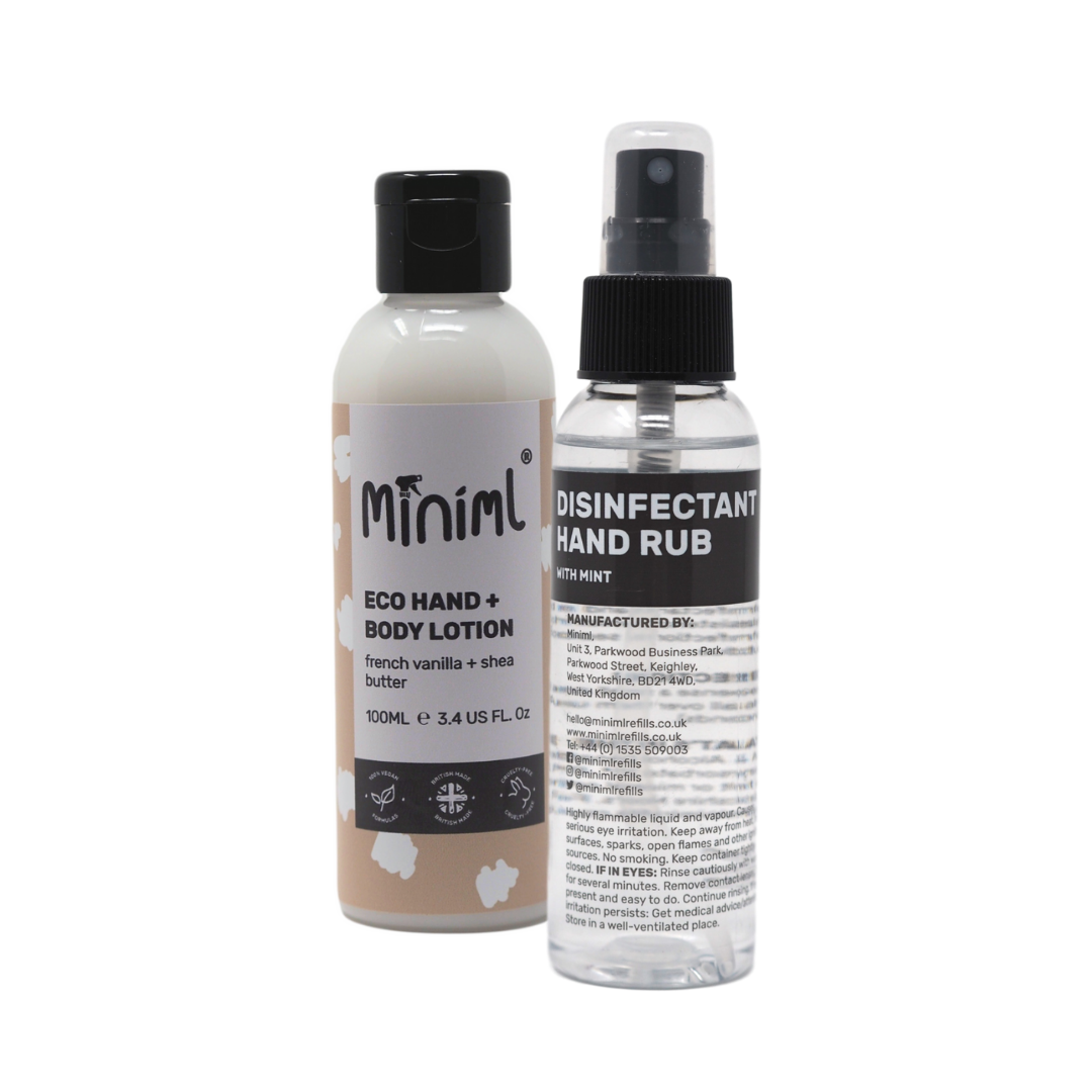 Miniml Hand and Body Lotion and Sanitiser Bundle