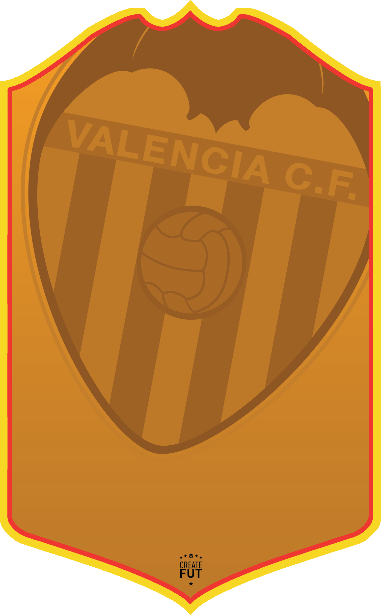 Club Crests – Valencia, A4 | (21cm x 29.7cm) – Create FUT