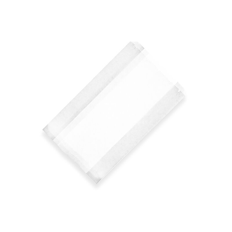 White Glassine Hot Bag with no window 6×8.5x10in – Case (500)