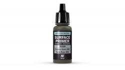 Vallejo 17ml Acrylic Surface Primer Russian Green – # 70609 – Model Hobbies