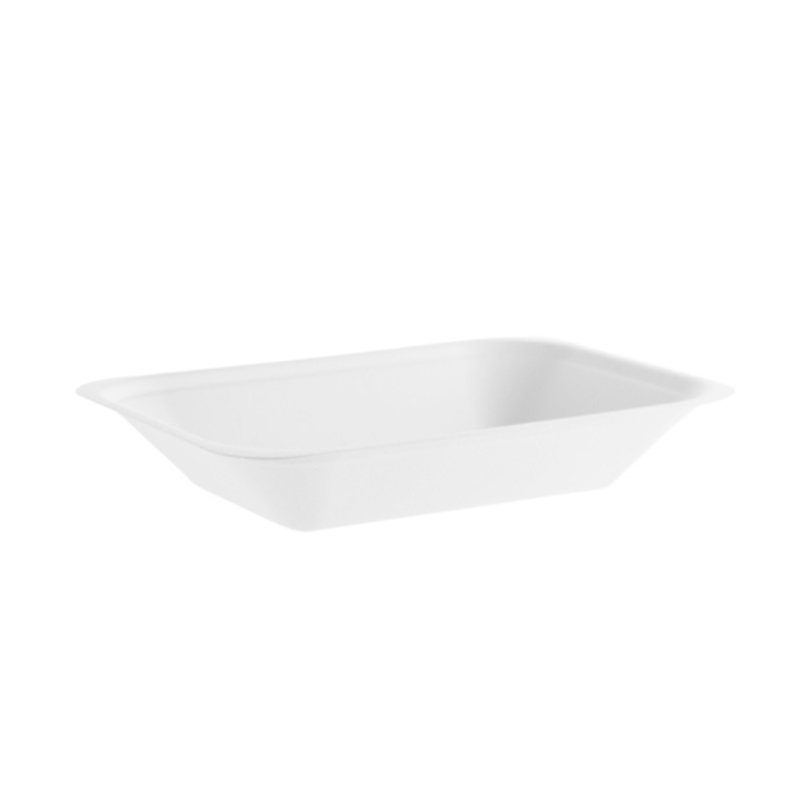 Medium Bagasse Chip Tray 7x5in – Case (500)