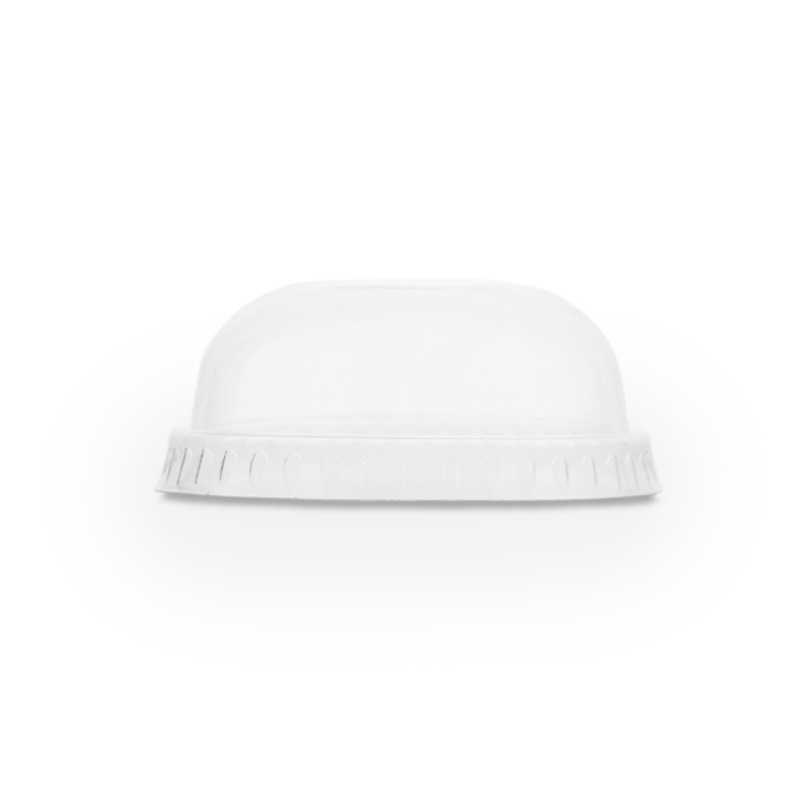 PLA Dome Lid, no hole (Fits 76 Series) – Pack (50)
