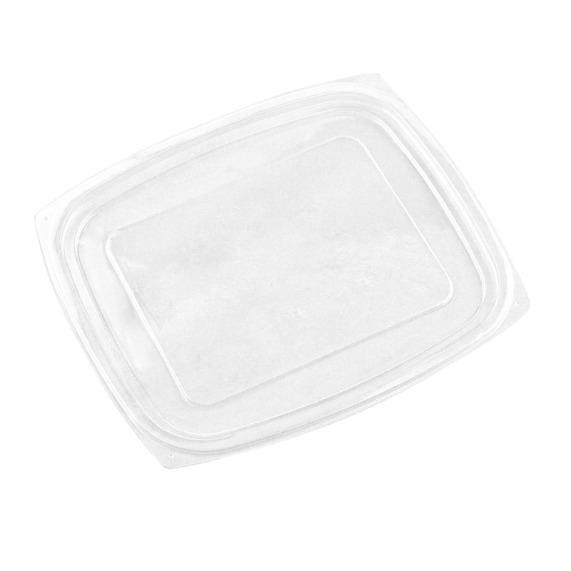 PLA rectangular deli lid (fits 24-32oz deli) – Pack (75)