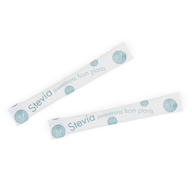Stevia Natural Sweetener sticks, compostable wrap – Case (1000)
