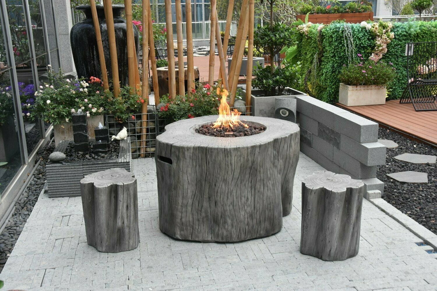 Elementi Warren Fire Table – Outdoor Fire Pit – Forno Boutique