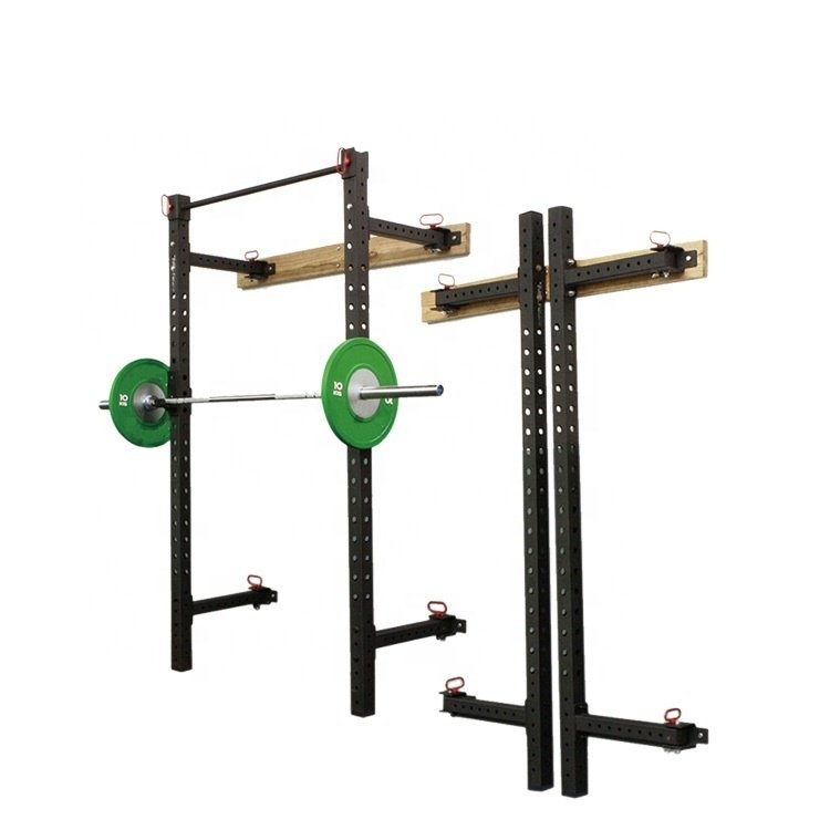 Wall Mount Folding Rack – Racks & Rigs||Squat Racks & Stands||Power Racks – Custom Gym Equipment