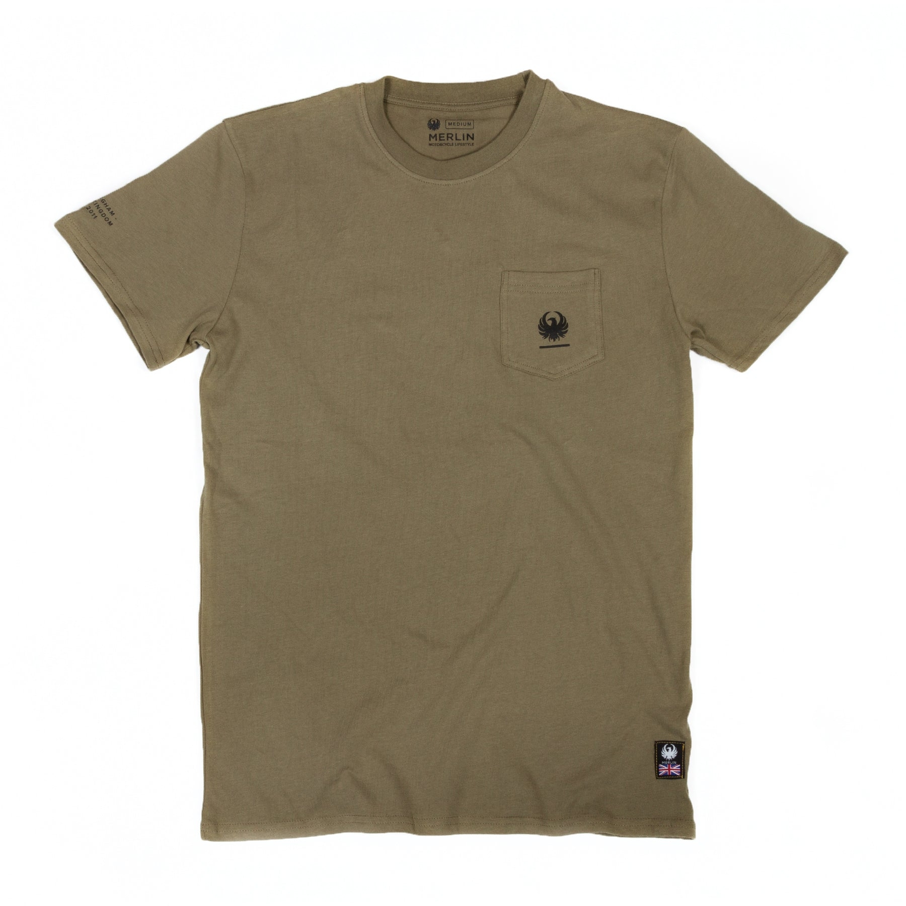 Merlin Walton Pocket Tee XL / Khaki – Armadillo Customs
