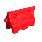 Water Filled Traffic Barrier Red Street Solutions UK