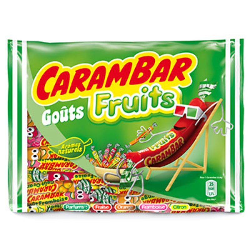 Carambar aux fruits – Carambar sweets sticks fruits flavour – Carambar, 320g – Chanteroy – Le Vacherin Deli