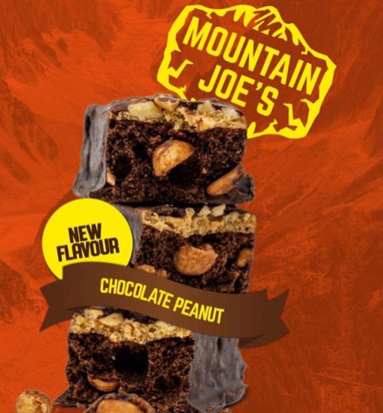 Mountain Joes Protein Brownie – Chocolate Peanut – 1 Bar – Load Up Supplements