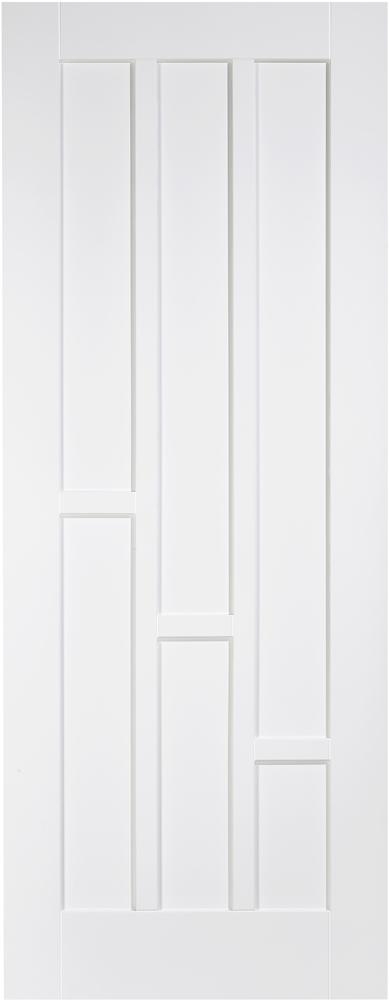 LPD Solid White Primed Coventry Fire Door – 78″ x 33″