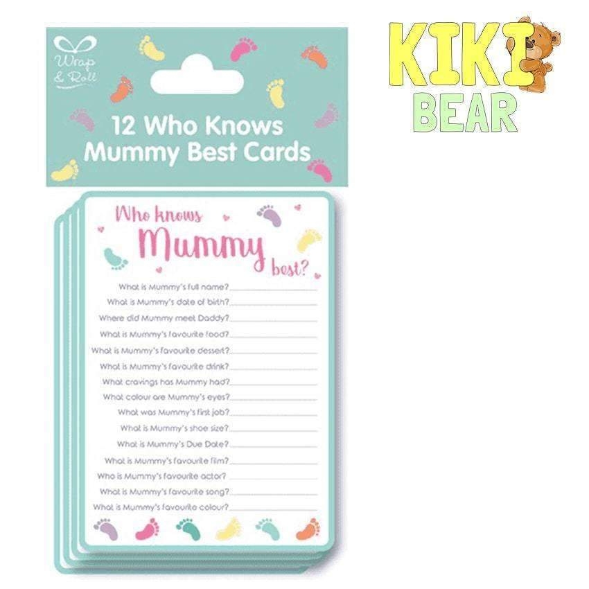 Who Knows Mummy Best Cards (12pk) – Kiki Bear