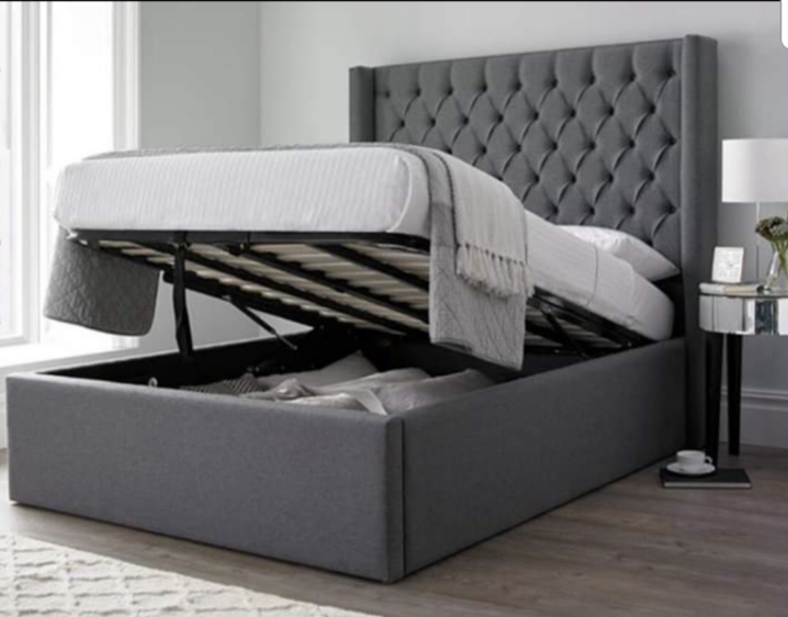 Winchester Ottoman Bed Ranges in Different Colours and sizes vary from double king Or Super king