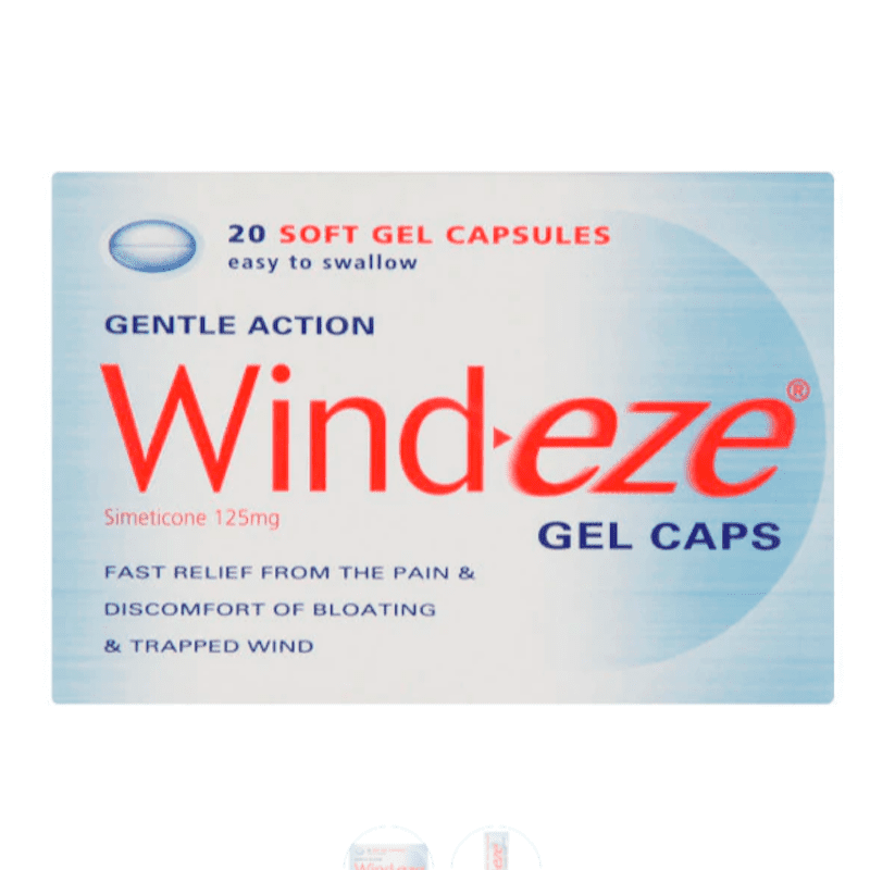 Wind-Eze Gel Capsules 20 – Caplet Pharmacy