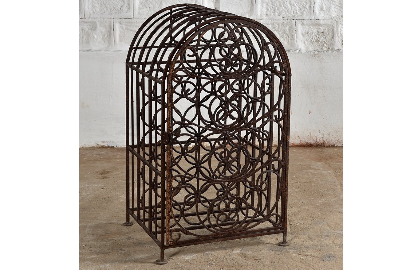 Iron Wine Rack