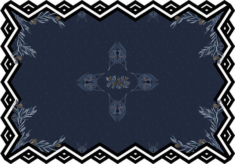 Table cloth Linen Bundle Prado y Barrio Winter lynx | The Design Yard Large