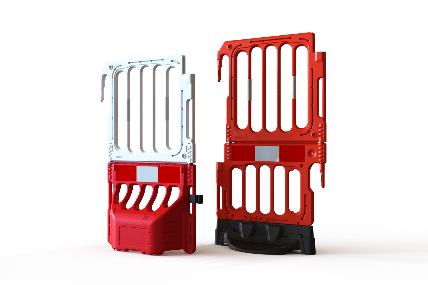 Doubletop Barrier Fencing White Street Solutions UK