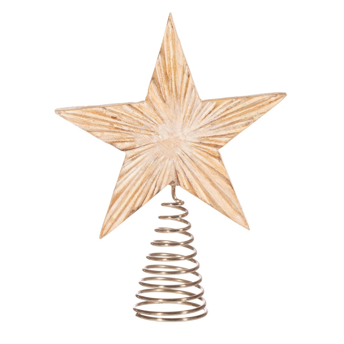 Wooden Star Tree Topper | Sass & Belle | Planet Merch