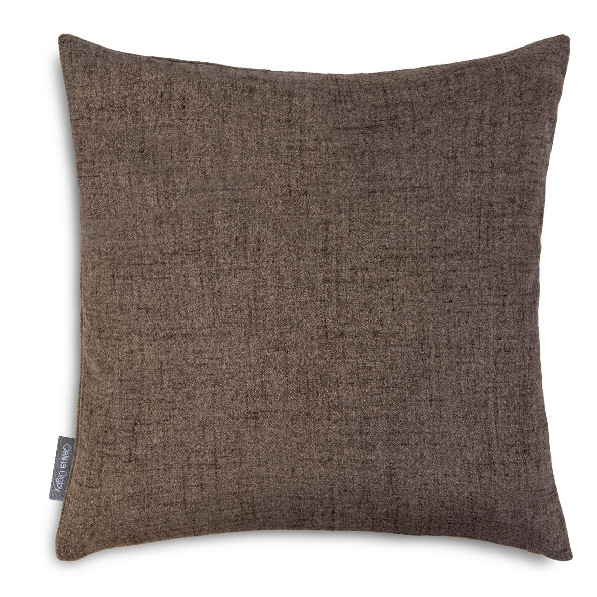 Celina Digby Luxury Wool Effect Cushion – Antique Brown (Available in 2 Sizes) Standard (45x45cm) Feather Filling