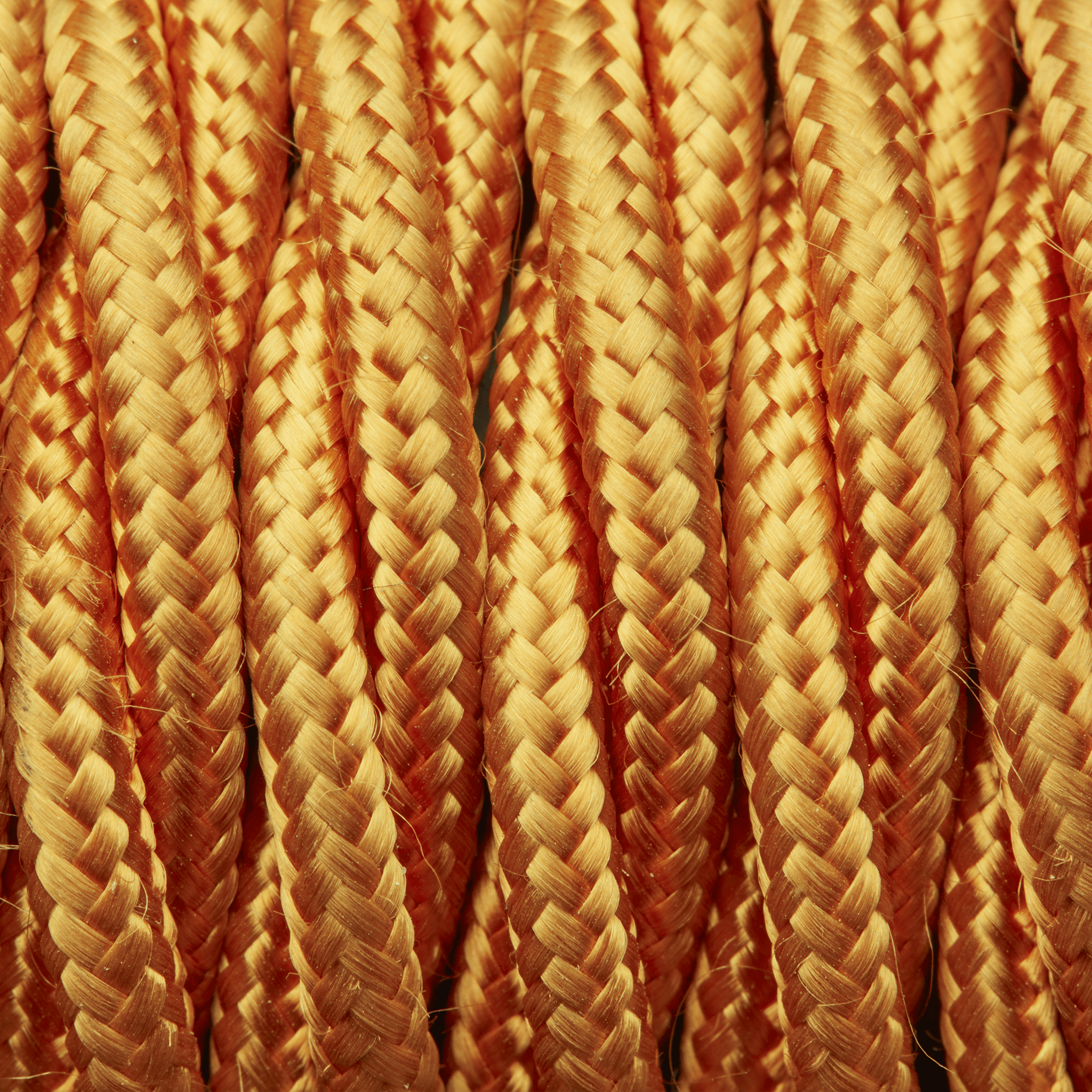 Industville – Twisted Fabric Flex – 3 Core Braided Cloth Cable Lighting Wire – Fabric Flex Cable – Gold Colour – Braided Woven Cloth Material – 100 CM