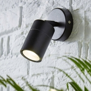 Stainless Steel Adjustable Outdoor Wall Spotlight – Choice Of Colours Black – Wall Light – CGC Retail Outlet