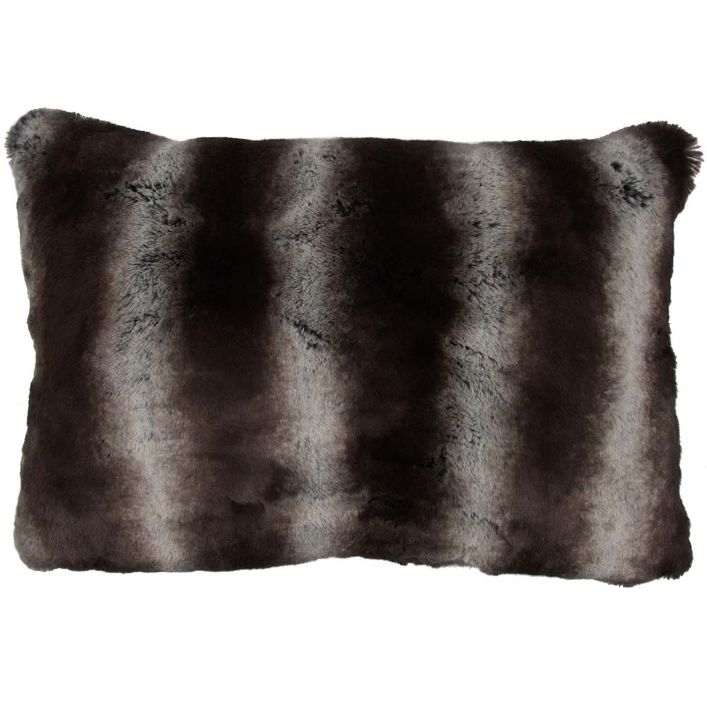 Zinc – Pallas Cushion – Dark Brown / Grey – 86% Polycarbonate / 14% Polyester – 50cm x 50cm