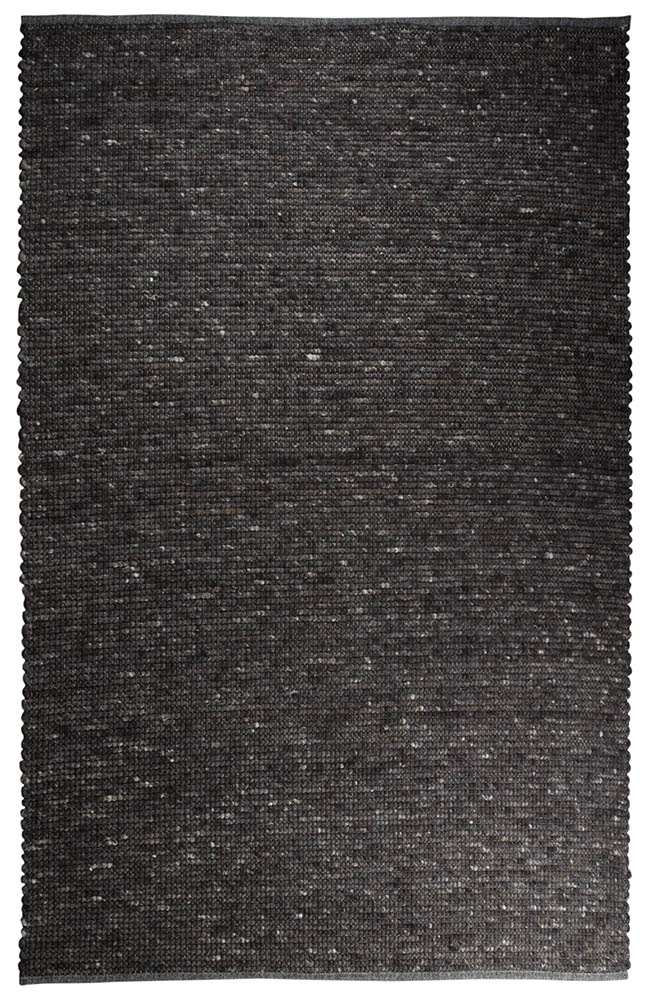 Zuiver – Pure Rug – Dark Grey – 200 x 300 – Black / Grey – 80% Wool Felt / 20% Sisal – 160cm