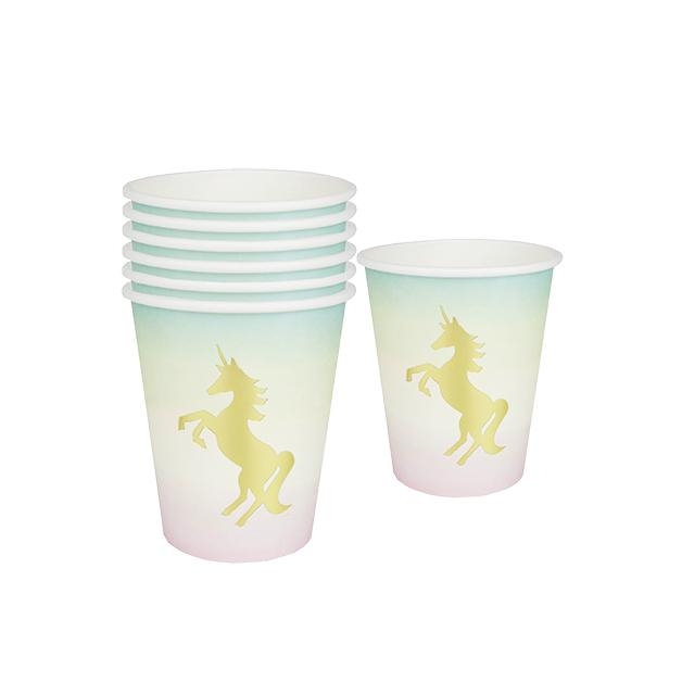 Talking Tables – Unicorn Paper Cups – White – Party Supplies