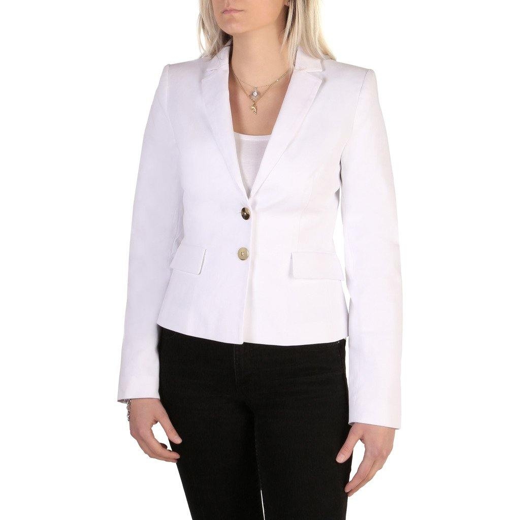 Guess Womens Lined Button Up Blazer In White – 72G204_8298Z – White – 40 – JC Brandz