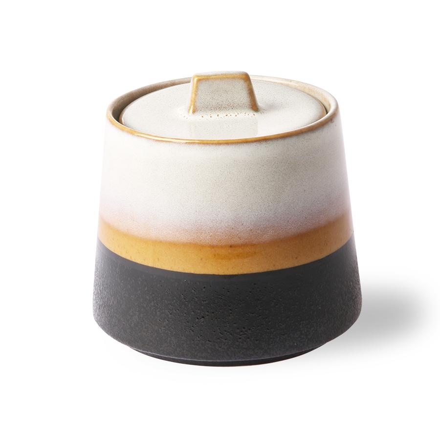 Ceramic 70S Sugar Pot – HK Living – Folk Interiors