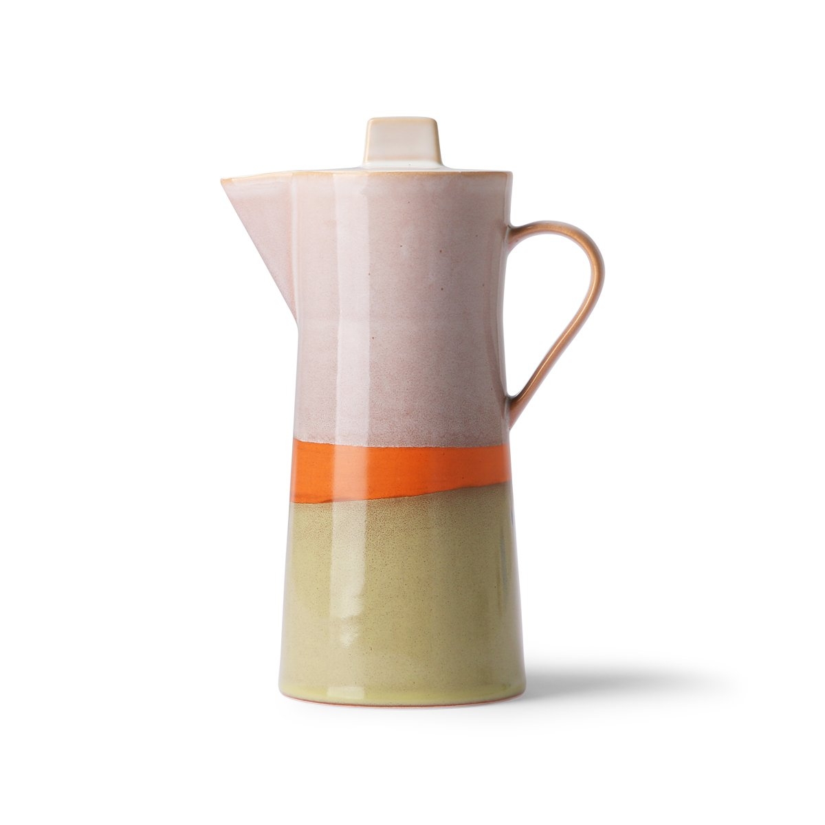 Ceramic 70’S Coffee Pot – HK Living – Folk Interiors