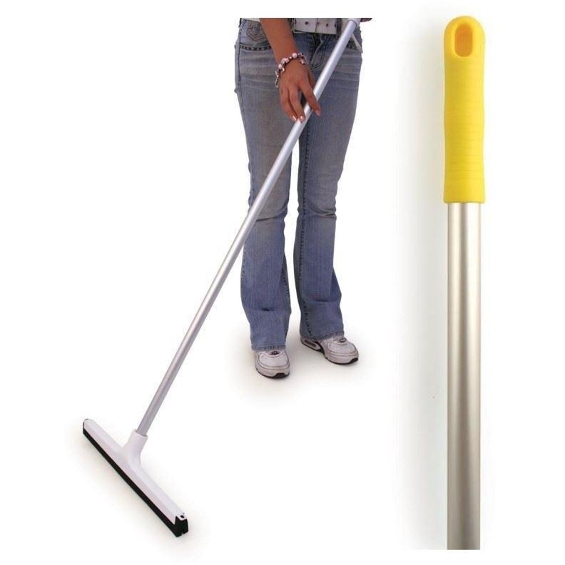 18″ Colour Coded Floor Squeegee and Yellow Handle