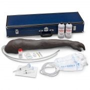 Advanced Venepuncture and Injection Arm – dark – Medical Teaching Equipment – Simulaids