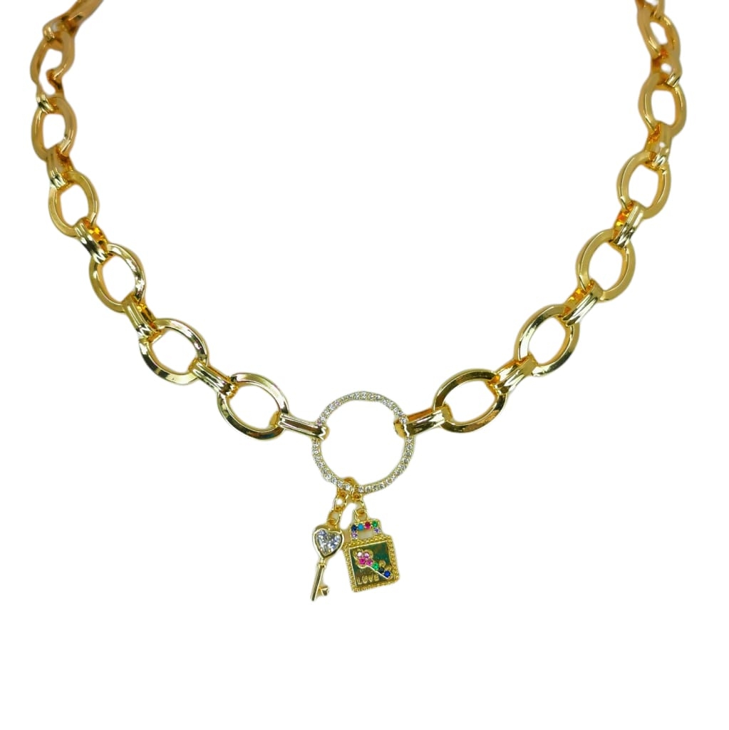 Agena Necklace .99 35+5 cm – Gold – Ezavision