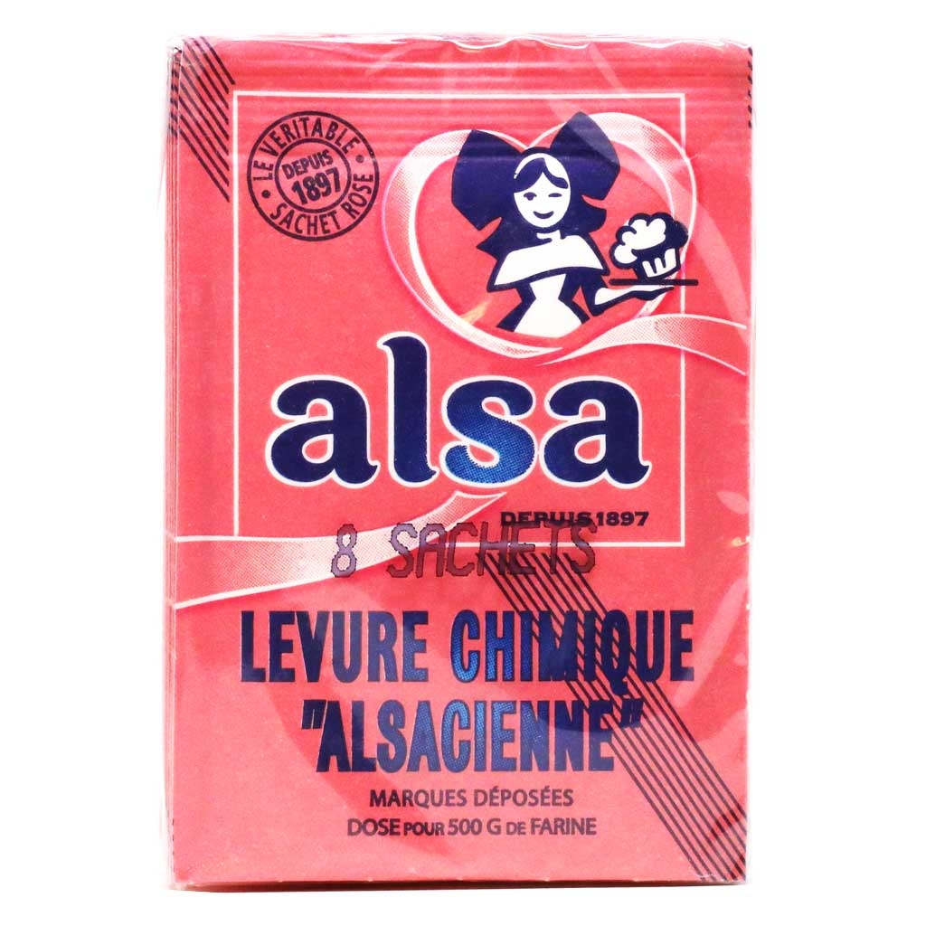 Alsa – Baking powder sachets x 8- 88g – Chanteroy – Le Vacherin Deli