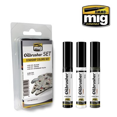 Ammo by Mig – Starship Colors Oilbrusher Set – # MIG-7505 – Model Hobbies