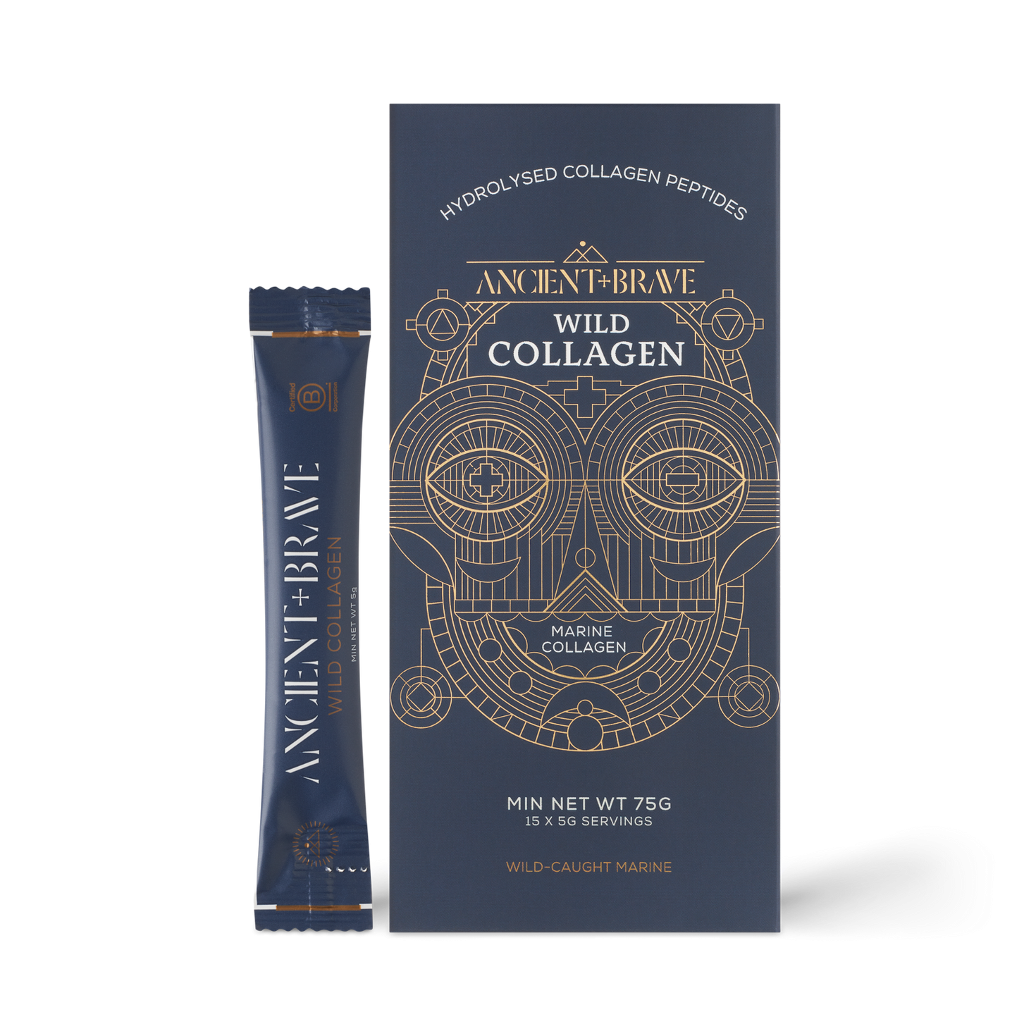 Ancient and Brave Wild Collagen Sachets | 15 Sachets – Natural Health Products & Supplements – Oceans Alive