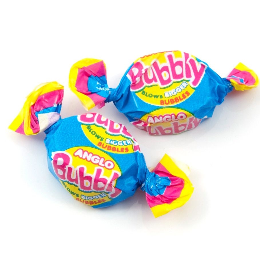 Anglo Bubbly Bubblegum – Bag Of 10 – Confection Affection